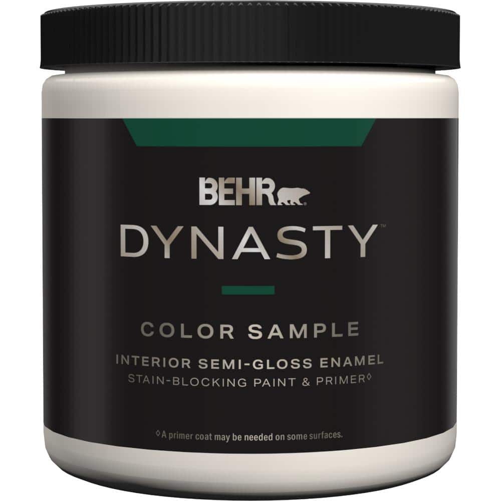 8 oz. Medium Base Semi-Gloss Enamel Interior Stain - Blocking Paint and Pri