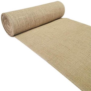 1 ft. x 30 ft. Natural Burlap Roll for Weed Barrier, Garden Decorations, Holiday Decorations, Party Decor