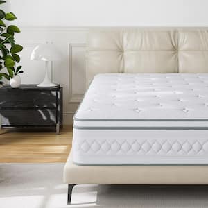 Queen Size Medium Comfort Hybrid Memory Foam 12 in. Breathable and Cooling Mattress