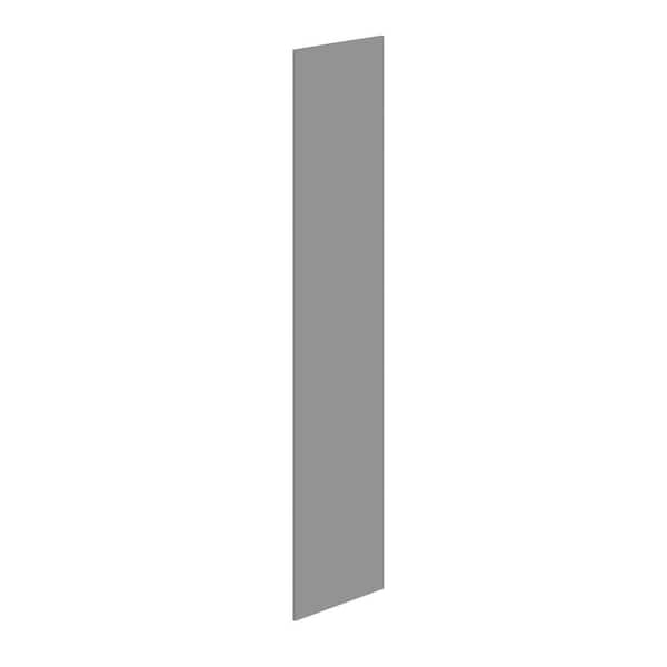 J COLLECTION Roseland 24 in. W x 96 in. H Pantry Cabinet End Panel in Slate Gray
