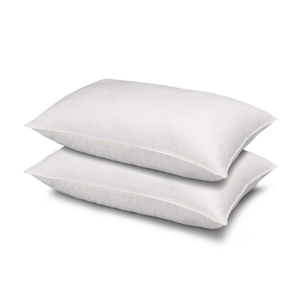 Beckham Hotel Collection Gel Pillow 2-Pack Luxury Plush Dust Mite Resistant Hypoallergenic King