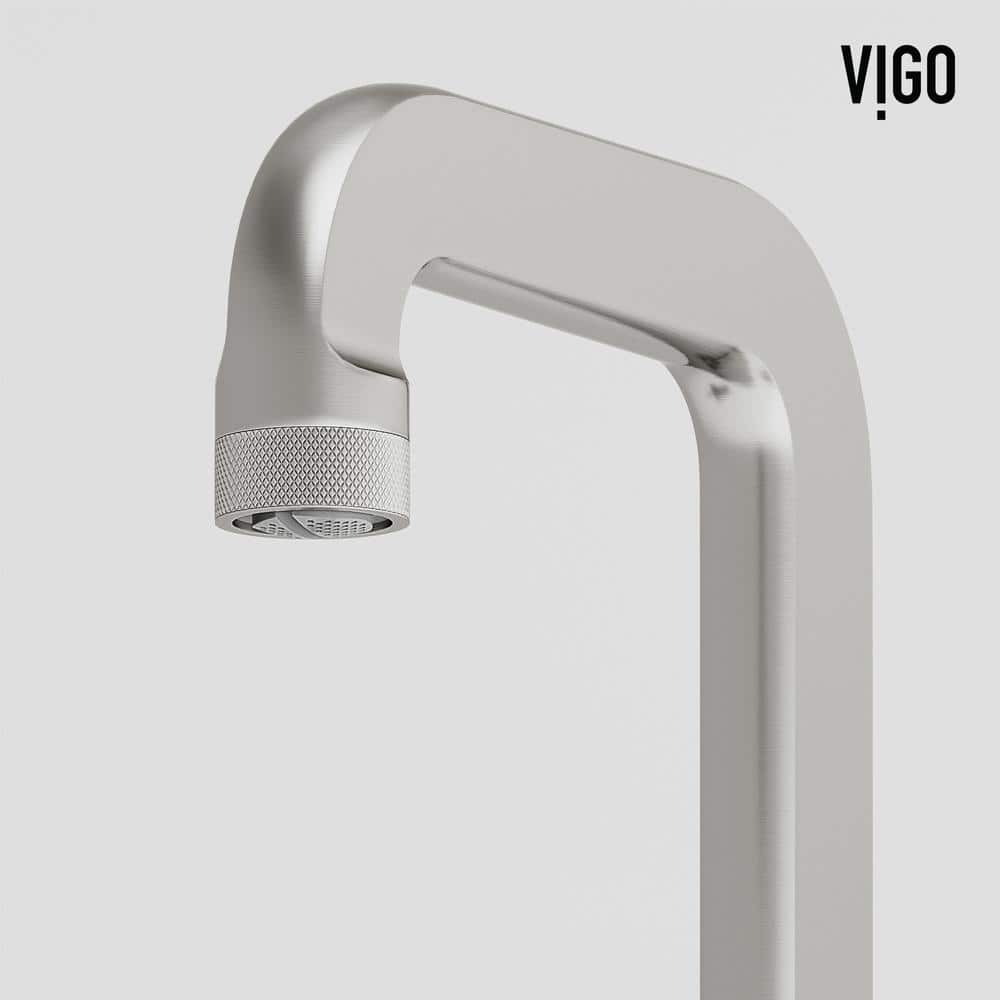Wythe Urban Aesthetic Brushed Nickel Widespread Bathroom Faucet