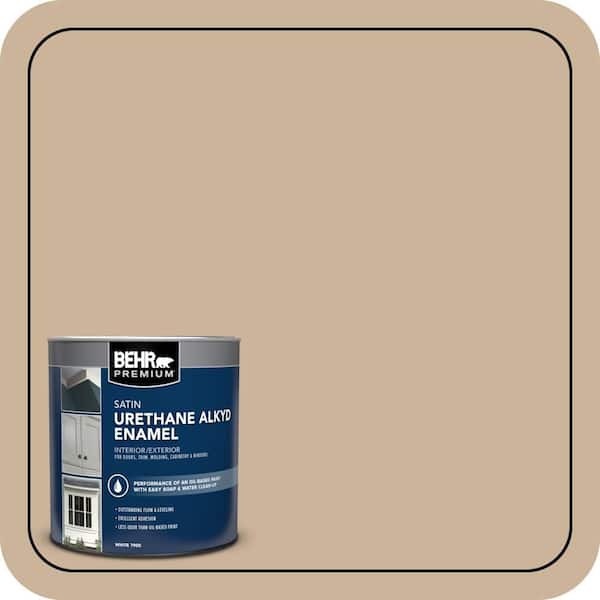 BEHR PREMIUM 1 qt. #T17-03 Sepia Filter Satin Enamel Urethane Alkyd Interior/Exterior Paint