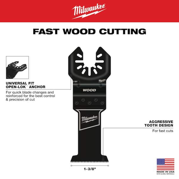 Milwaukee 1-3/8 in. Multi-Tool Oscillating Blade Set (6-Piece)
