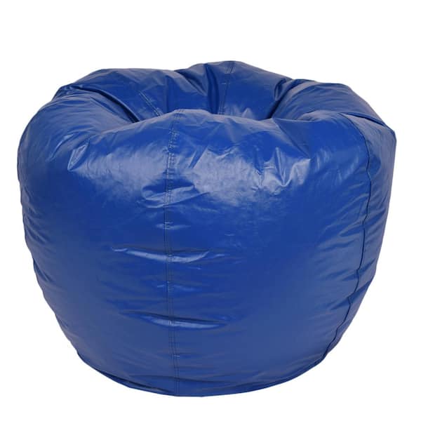 ACESSENTIALS Blue Vinyl Bean Bag