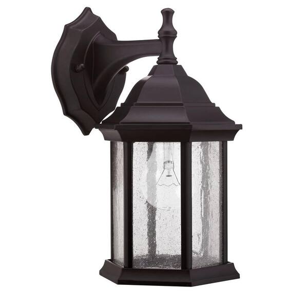 Chloe Lighting Transitional Wall-Mount 1-Light Outdoor Oil Rubbed Bronze Sconce-DISCONTINUED