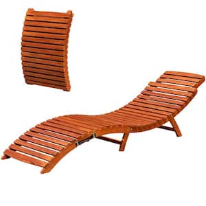 Chillrest Foldable Acacia Wood Outdoor Chaise Lounge