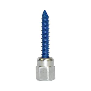 5/16 in. x 1-3/4 in. Vertical Rod Anchor Super Screw with 3/8 in. Threaded Rod Fitting for Concrete (25-Pack)