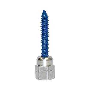 5/16 in. x 1-3/4 in. Vertical Rod Anchor Super Screw with 3/8 in. Threaded Rod Fitting for Concrete (25-Pack)