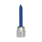 5/16 in. x 1-3/4 in. Vertical Rod Anchor Super Screw with 1/2 in. Threaded Rod Fitting for Concrete (25-Pack)