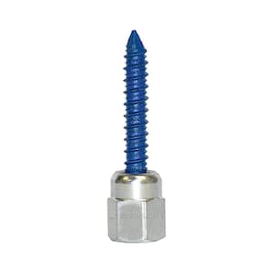 5/16 in. x 1-3/4 in. Vertical Rod Anchor Super Screw with 1/4 in. Threaded Rod Fitting for Concrete (25-Pack)