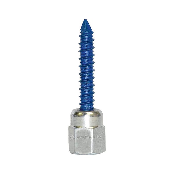 Sammys 5/16 in. x 1-3/4 in. Vertical Rod Anchor Super Screw with 3/8 in. Threaded Rod Fitting for Concrete (25-Pack)