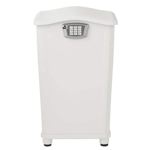 Architectural Mailboxes Elephantrunk II Locking Parcel Drop in White