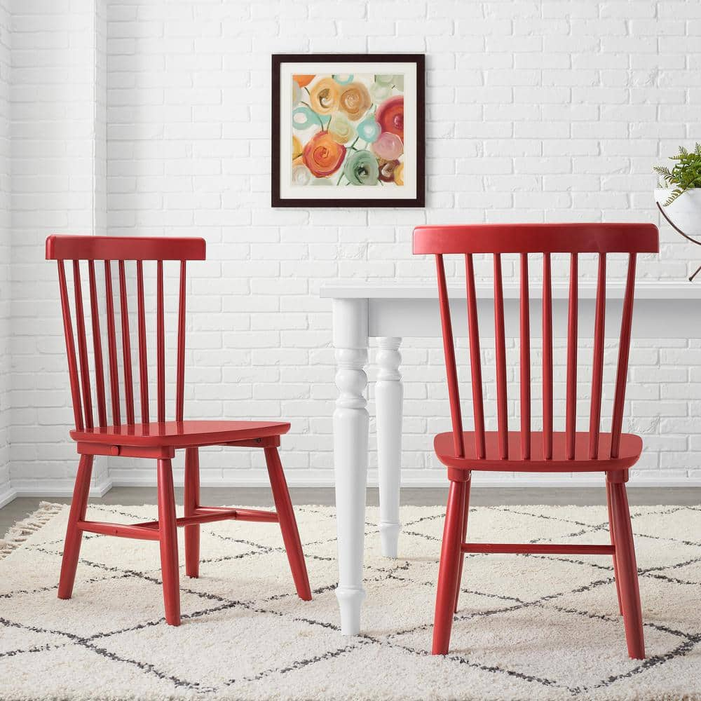 Red windsor chair sale