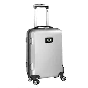 NFL Green Bay Packers 21 in. Silver Carry-On Hardcase Spinner Suitcase