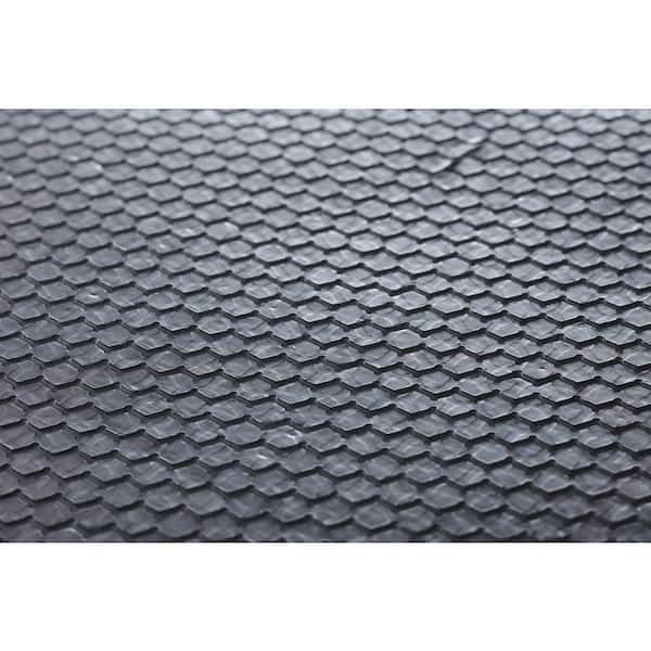 Floortex Doortex Black 4 ft. x 10 ft. Heavy Duty XXL Rubber Backed