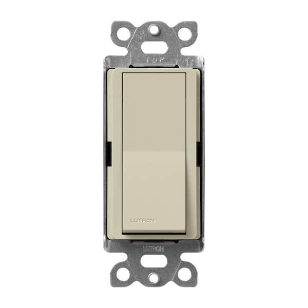 Claro On/Off Switch, 15-Amp/4-Way, Clay (SC-4PS-CY)