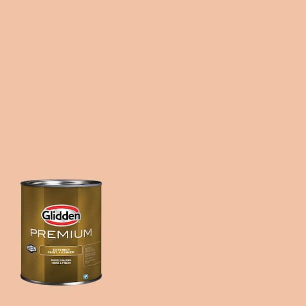Glidden Premium 1 qt. PPG1200-3 Siesta Semi-Gloss Exterior Latex Paint