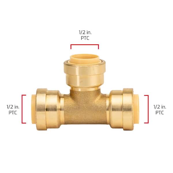 XFITTING Push Fit 1 Inch X 1 Inch, 1 In Push Fit Coupling, 27-1-2=2XX, 2 Pieces - Foto 3