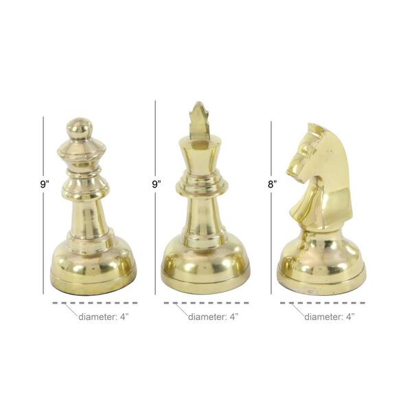 Compass Leaning Against Chess Piece With Other Chess Pieces In