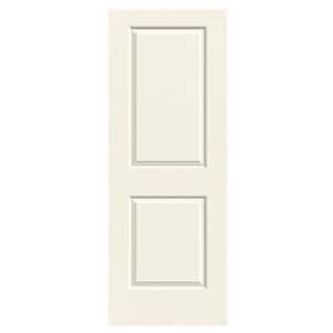 28 in. x 80 in. Cambridge Vanilla Painted Smooth Solid Core Molded Composite MDF Interior Door Slab