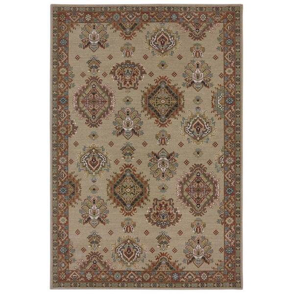 Karastan Farragut Salmon 8 ft. 6 in. x 11 ft. 6 in. Area Rug