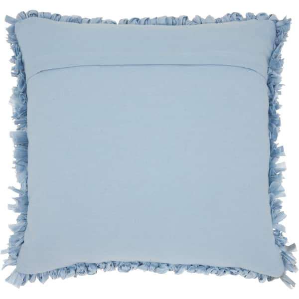 blue bohemian throw pillows