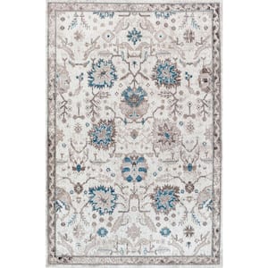 Home Dynamix Rugs Belmar Viola 5477-100 Oriental Floral Ivory