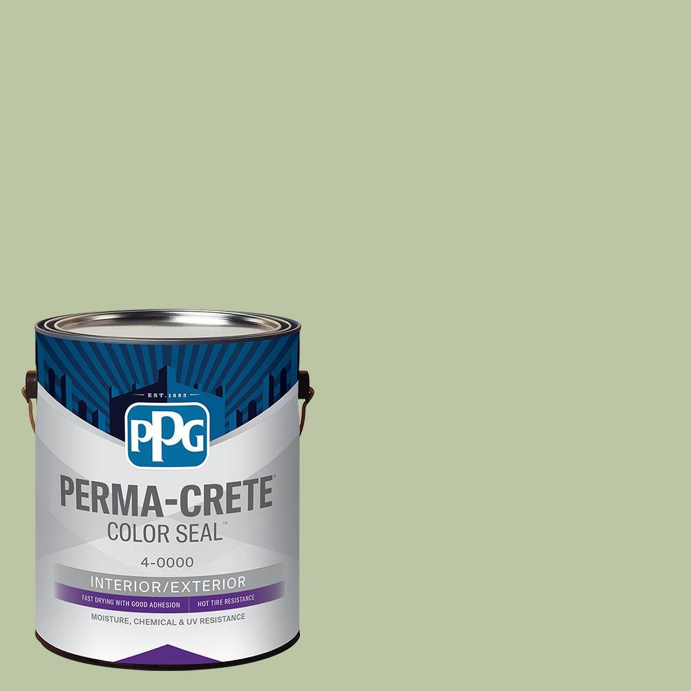 PermaCrete Color Seal 1 gal. PPG11214 Quaking Grass Satin Interior/Exterior Concrete Stain