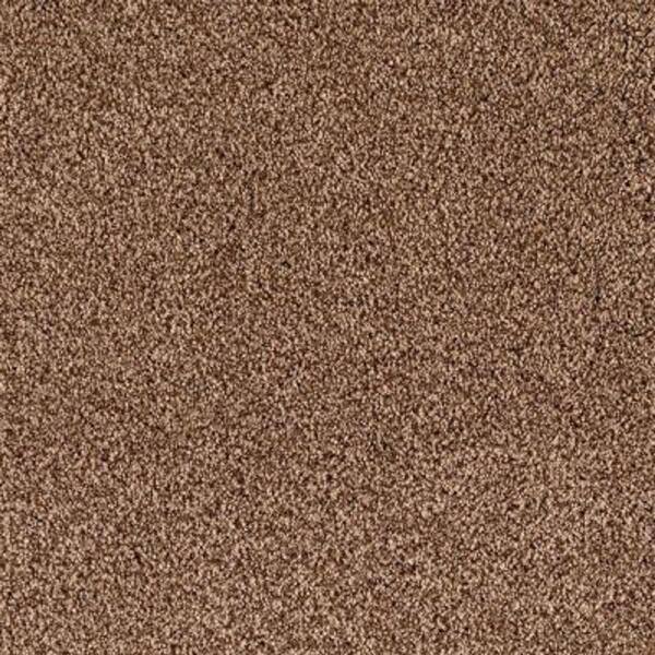 SoftSpring Carpet Sample - Lavish II - Color French Toast Texture 8 in. x 8 in.