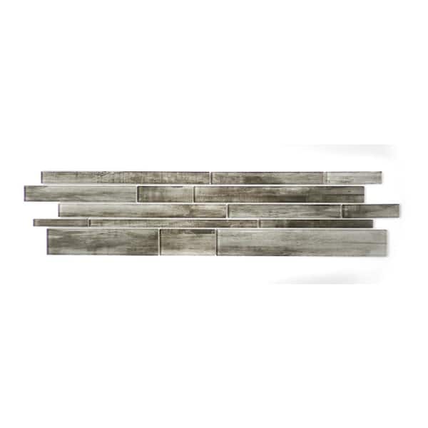 Emser Zen 11-Pack Quiet Glass Border Tile (6-in x 24-in) Emser Zen 11-Pack Quiet Glass Border Tile (6-in x 24-in)
