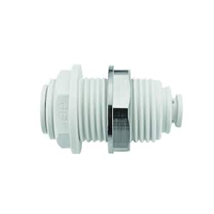 3/8 in. x 1/4 in. Push-to-Connect Reducing Bulkhead Fitting (10-Pack)