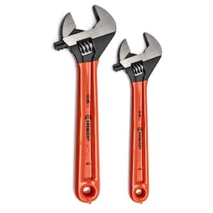 6 in. and 10 in. Adjustable Wrench Set