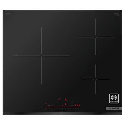 800 Series 24 in. Induction Cooktop in Black with 3 Elements