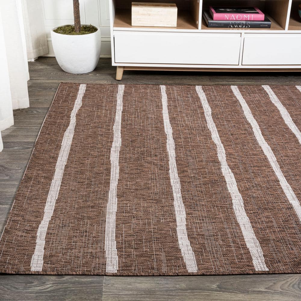Colonia Soft Low Pile Berber Stripe Indoor/Outdoor Rug