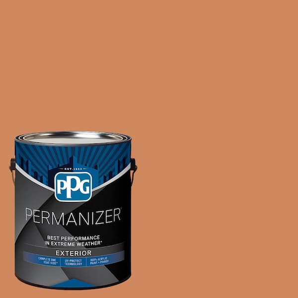 PERMANIZER 1 gal. PPG1200-5 Georgian Leather Semi-Gloss Exterior Paint