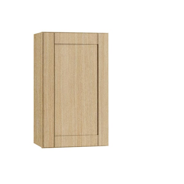 Washington 18 in. W x 12 in. D x 36 in. H Assembled Plywood Wall Kitchen Cabinet in Vanguard Oak with Soft Close