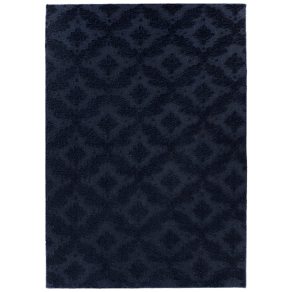 Garland Rug Charleston Navy 12 ft. x 12 ft. Area Rug