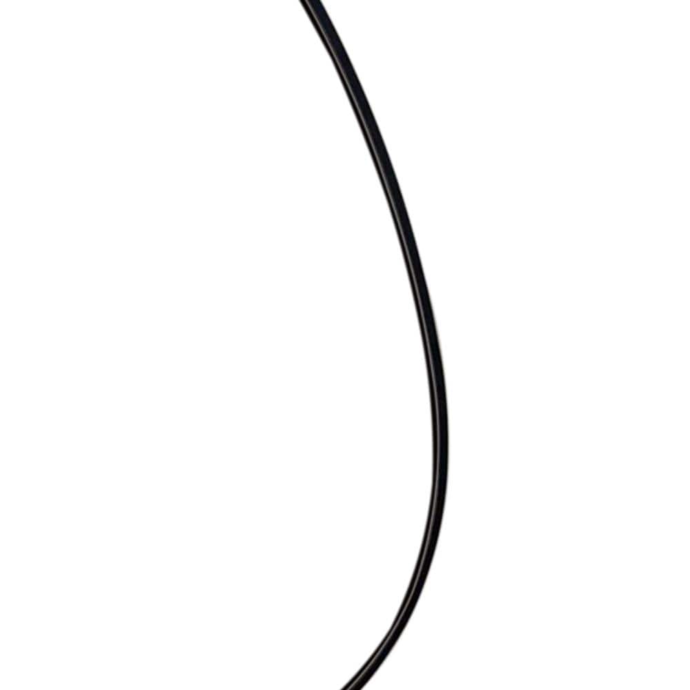 Sleek Asymmetrical 27" x 19" Black Wood Frame Wall Mirror