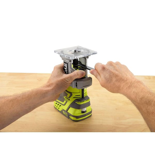 RYOBI ONE+ 18V Cordless Fixed Base Trim Router (Tool Only) with Tool Free Adjustment P601 - The Home Depot
