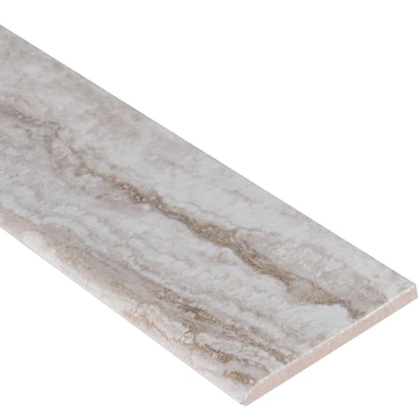 Balmira Camo Bullnose 3 in x 18 in. Matte Porcelain Wall Tile Trim (45 ln. ft./Case)