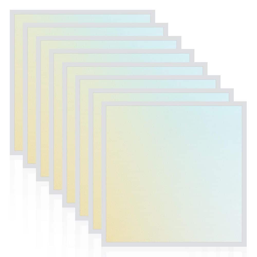 40-Watt 2x2 FT Integrated LED Backlit Panel Light, 3000K-6500K, 2500-5000LM, Dimmable, DLC Premium, ETL Listed 8 Pack price history on PriceWatchPro