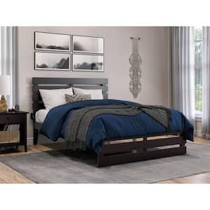 Oxford Full Bed with Footboard in Espresso
