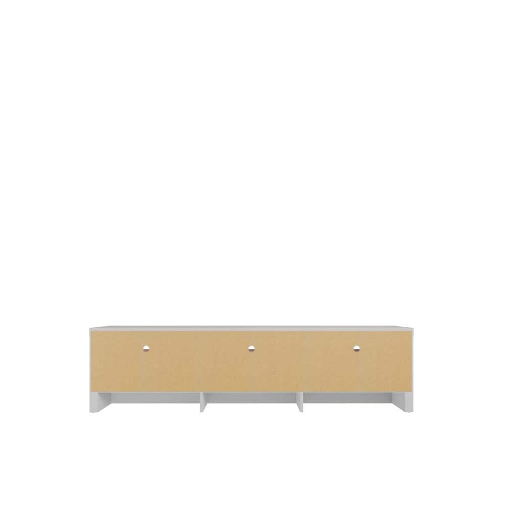 Sylvan White 77.56" TV Stand with Cabinet