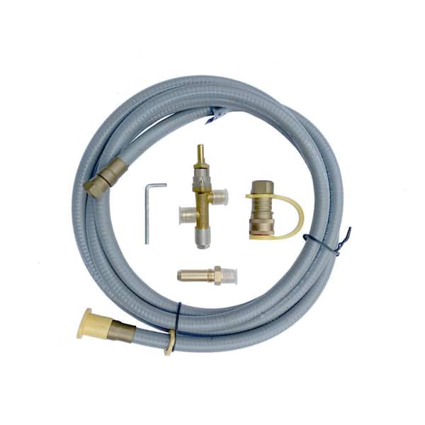 Elementi 45,000 BTU Propane to Natural Gas Fire Table Conversion Kit with 10 ft. Hose