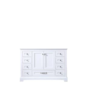 Dukes 48 in. W x 22 in. D White Single Bath Vanity without Top