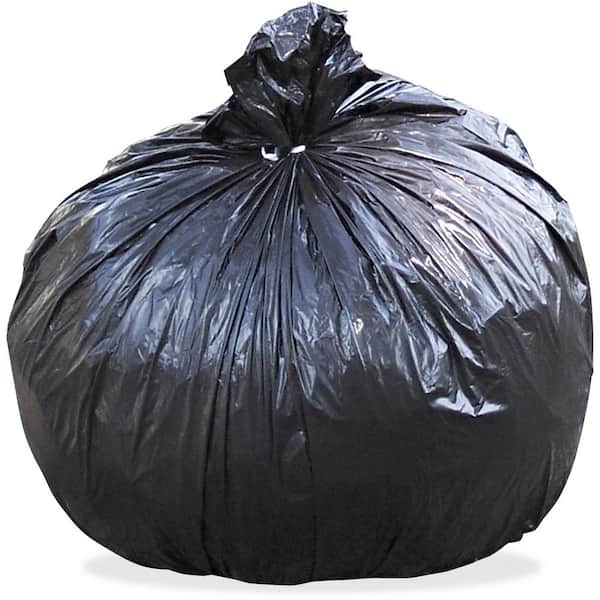 Plasticplace 56 Gallon Heavy Duty Trash Bags, 100 Count, Black 