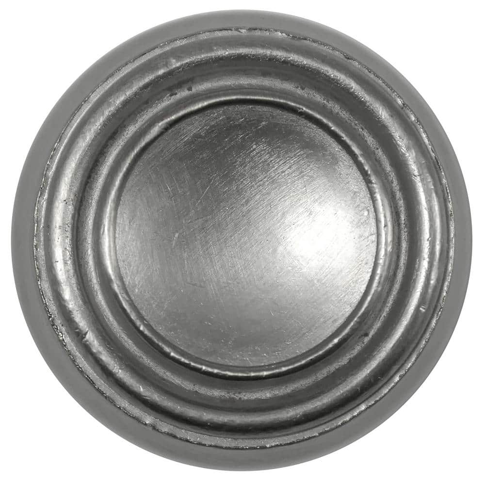 2-Inch Brushed Satin Nickel Round Cabinet Knob