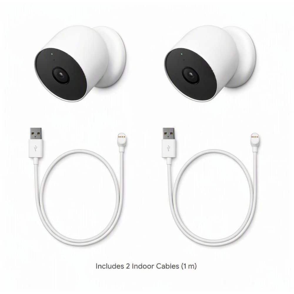 【美品】Google Nest Cam バッテリー式 屋内外対応 防犯カメラ Google Nest Cam (Battery) - Outdoor or Indoor Security Camera (2