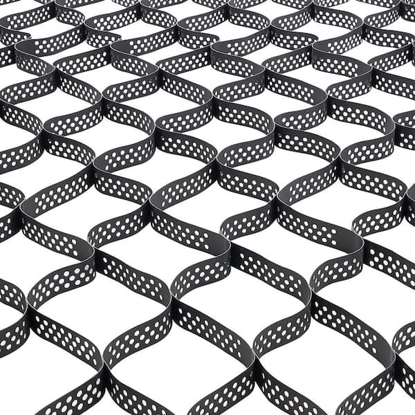 Gravel Grid, 2 in. Depth, 17.06 x 8.86 ft., 1880 lbs./sq.ft. Plastic Permeable Geo Grid Accessory for Driveway